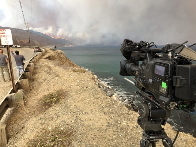 Malibu fire in 2018.