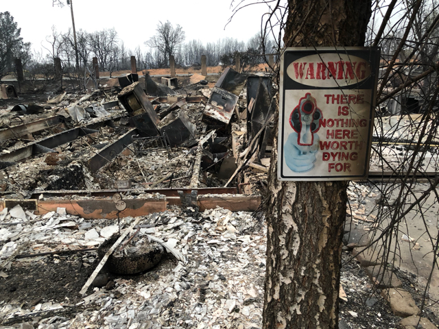 There is nothing here.  Carr Fire.